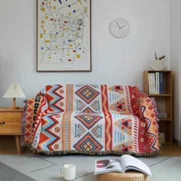 Künstlerisch Geometrisch Musterte Wurfdecke