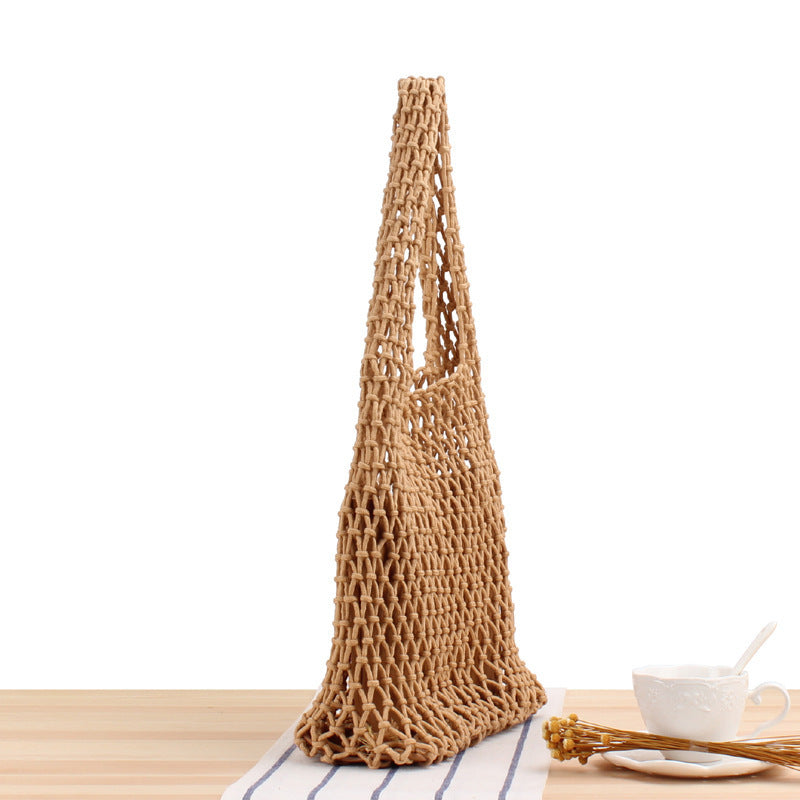 Netz Tragetasche Aus Handgefertigtem Naturmaterial Brehn