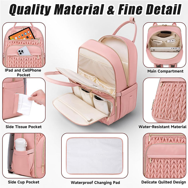 Eleganter und Geräumiger Rucksack mit Strukturiertem Design Brehn
