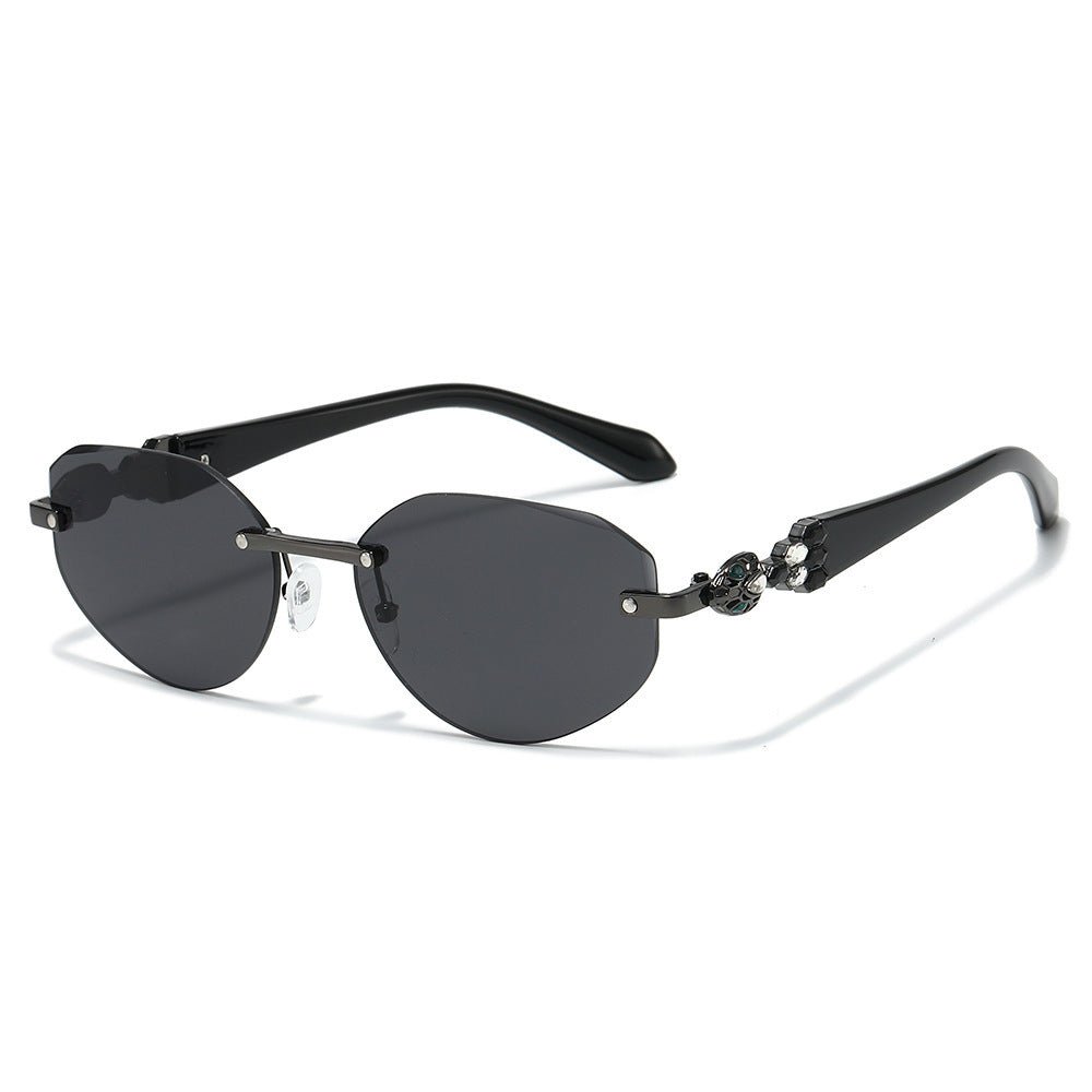 Dekorative Übergroße Schild-Sonnenbrille Brehn