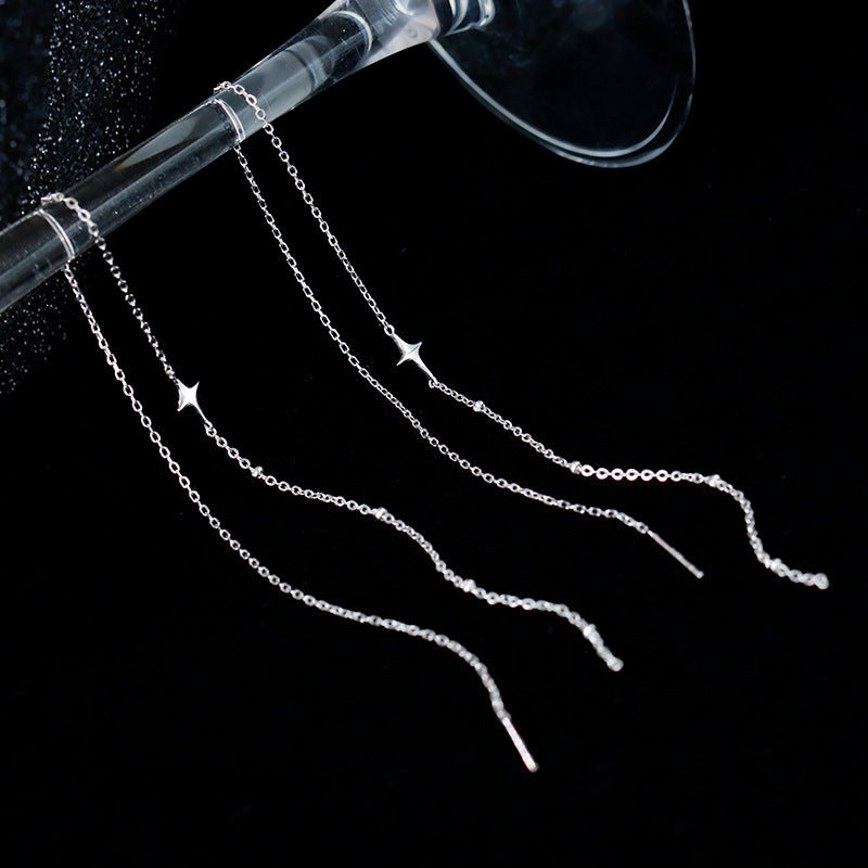 Elegante Y-Halskette mit Funkelndem Anhänger Brehn