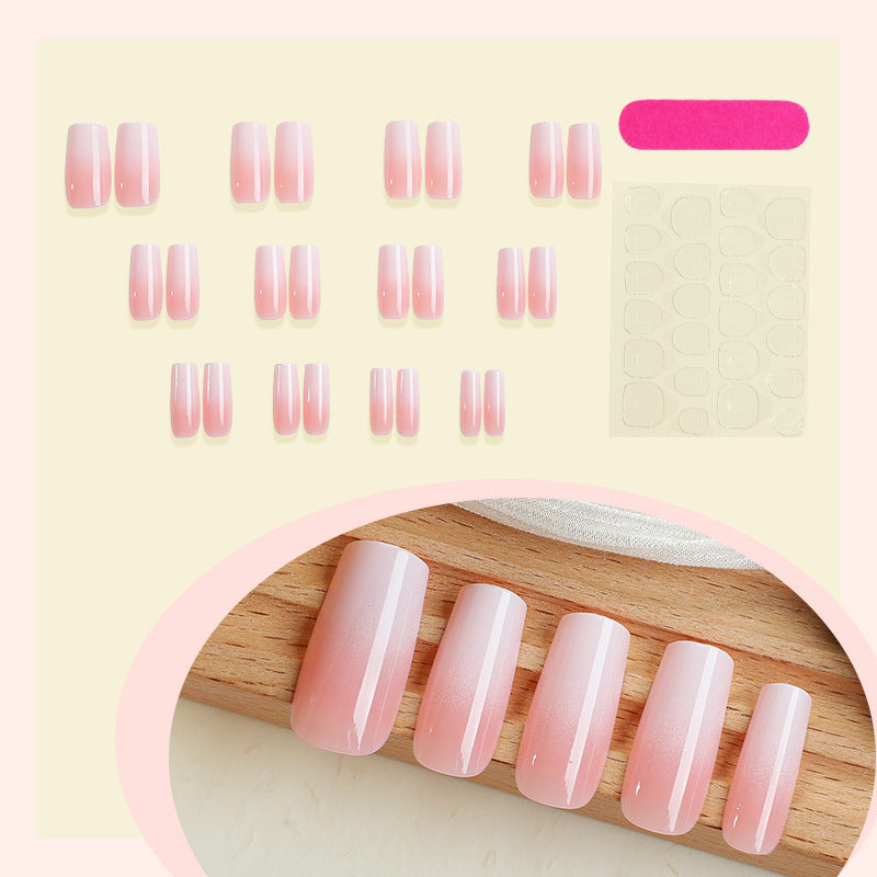 Nagelset mit elegantem Ombre Design und hochwertigen Klebefolien Brehn