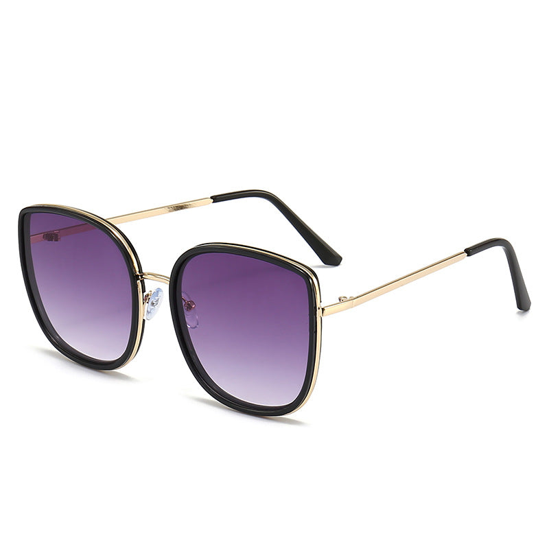 Oversized quadratische Sonnenbrille
