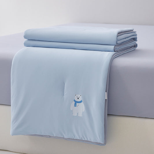 Mikrofaser-Steppbett-Set mit atmungsaktiver hypoallergener Füllung und Kissenbezügen