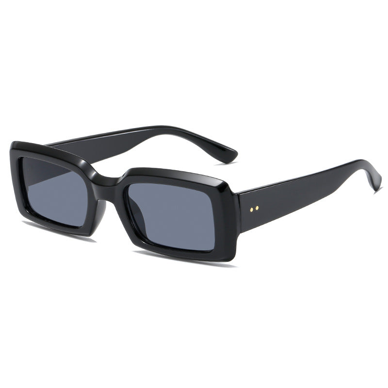 Damen stilvolle quadratische Sonnenbrille mit verspiegelten Gläsern Brehn
