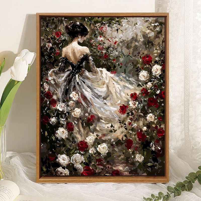 Vintage-inspirierte Stillleben-Rahmenbild Druck Brehn