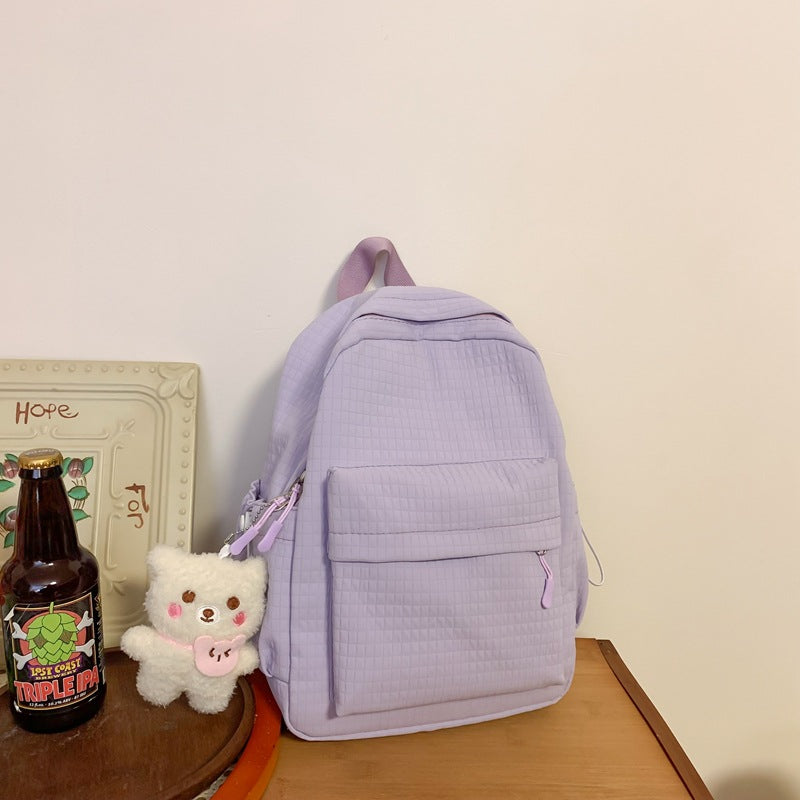 Strukturierter gesteppten Rucksack