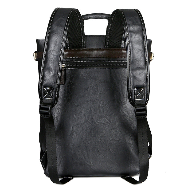 Eleganter Laptop-Rucksack mit Hochwertigem Kunstleder-Beschichtung Brehn