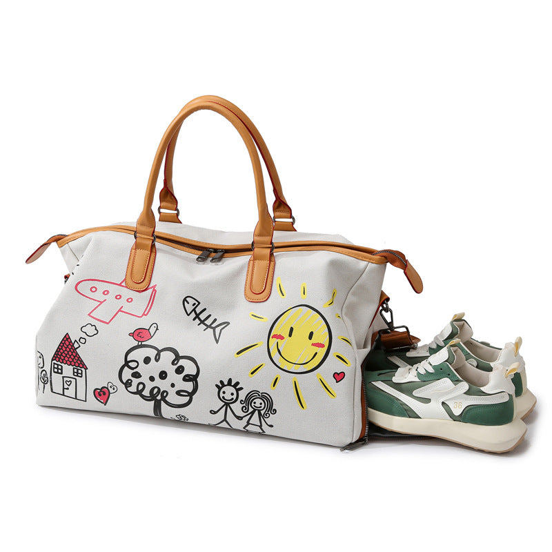 Künstlerischer Druck Reise Duffle Bag Brehn