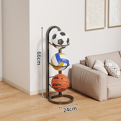 Vertikaler freistehender Sportball-Lagerregal