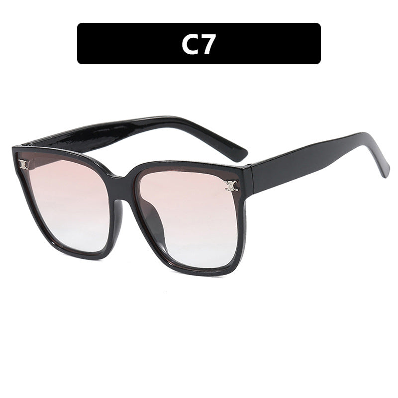 Damen modische quadratische Sonnenbrille mit hochwertigen, farbwechselnden Gläsern Brehn