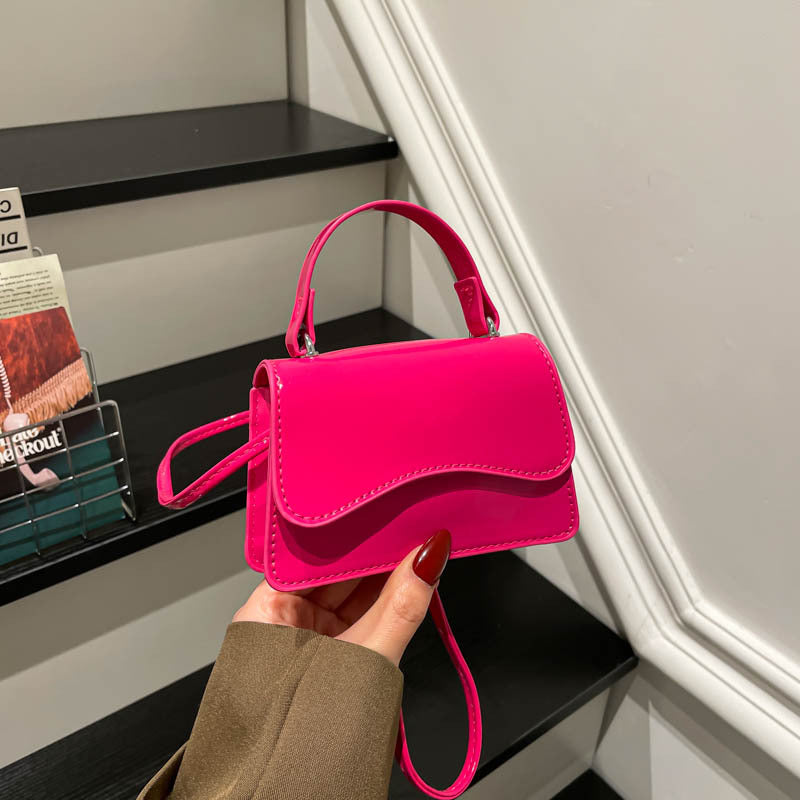 WoStylish Patentleder Mini-Handtasche Brehn