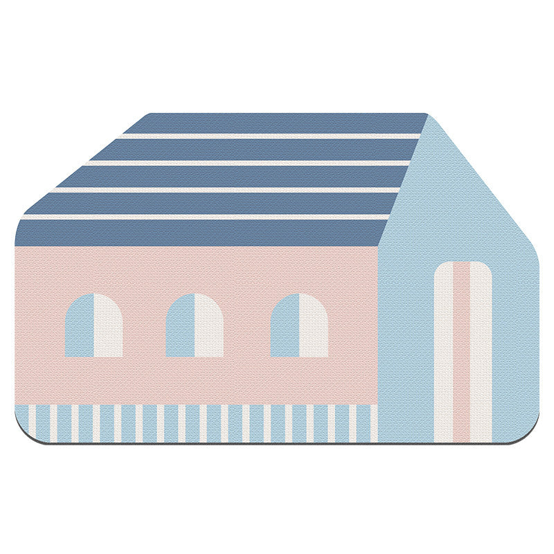 Geometrisches Design Badeteppich Brehn