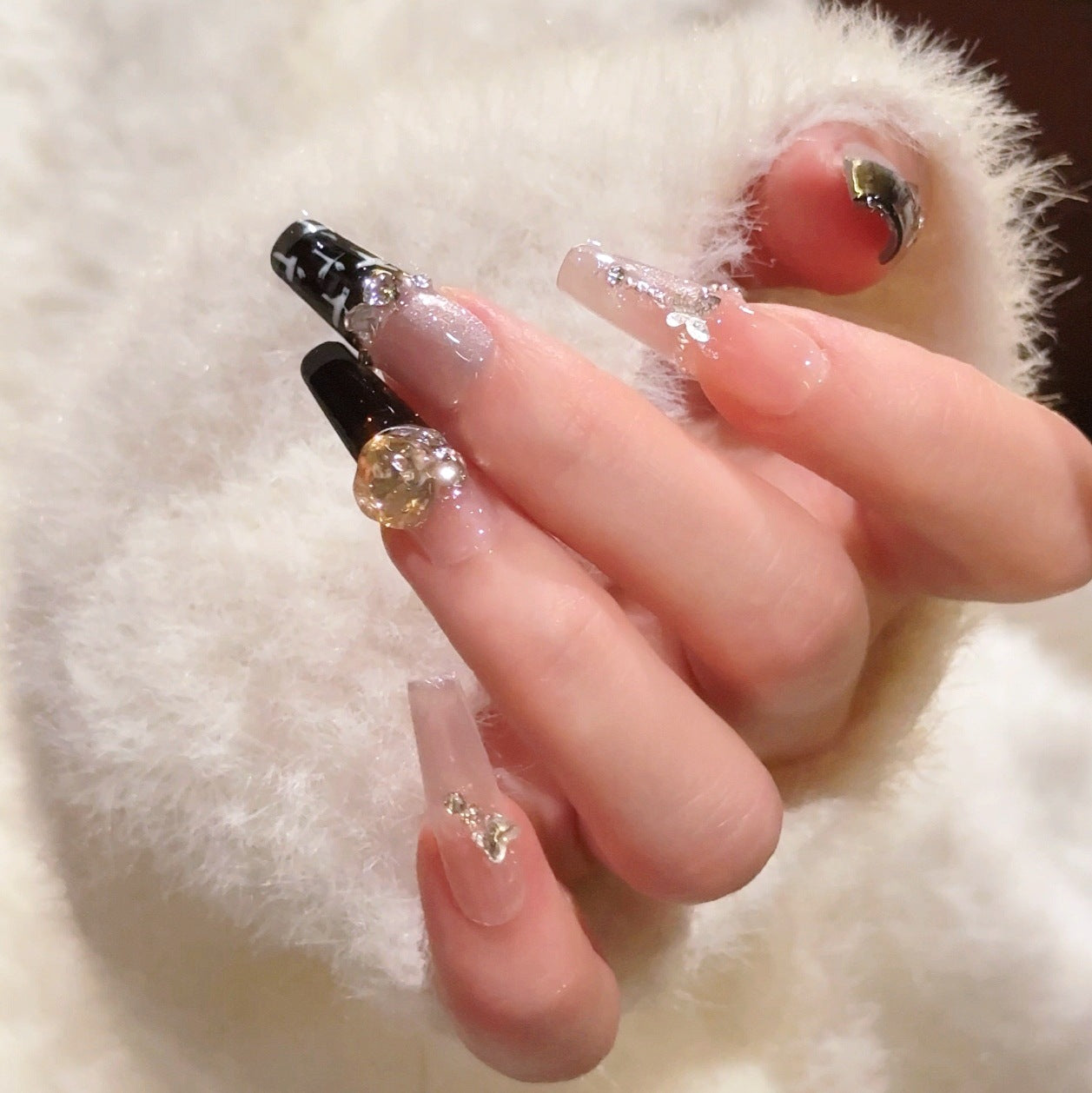 Trendy Acryl Press-On Nagelverlängerungen Brehn