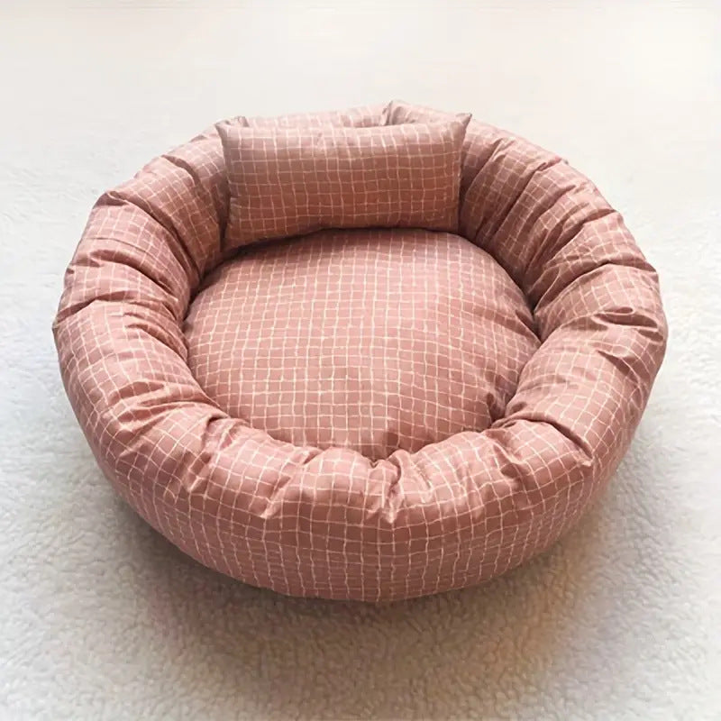 Bequemer runder Hundebett
