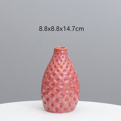 Texturierte Keramische Dekorative Vase Brehn