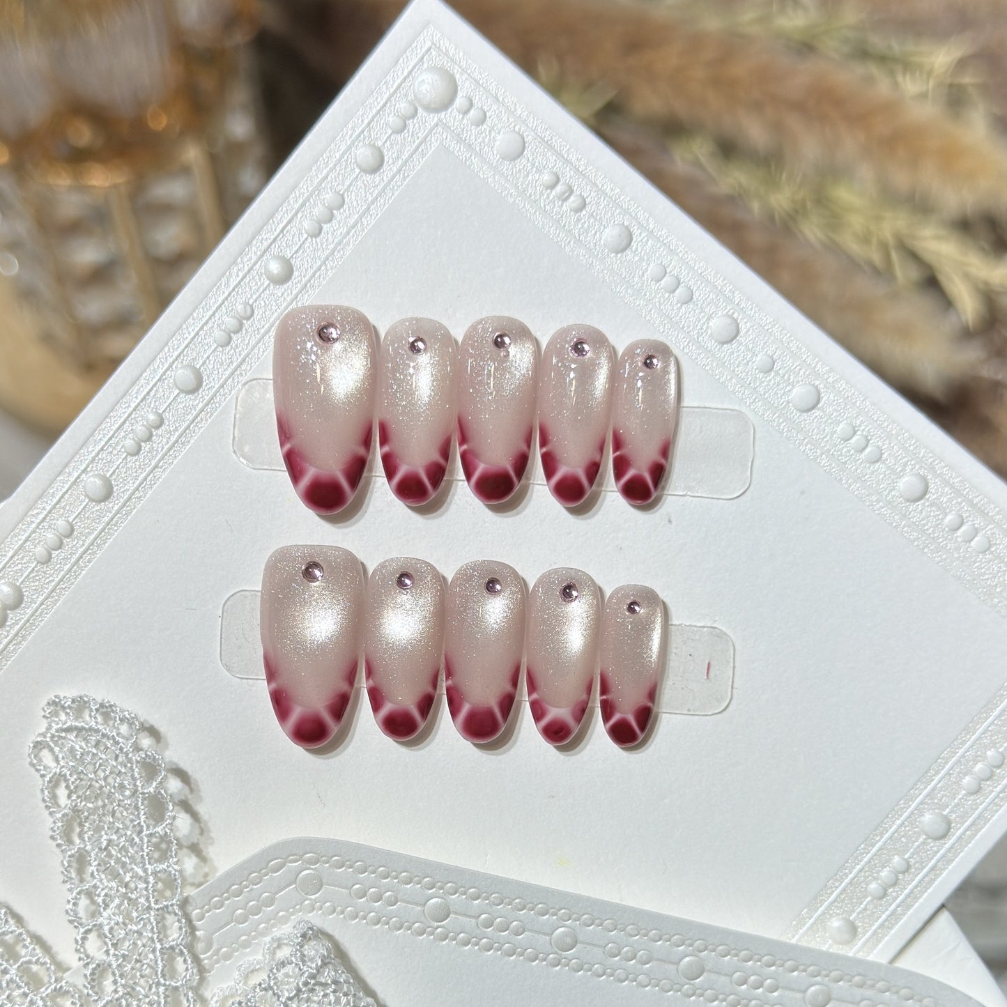 Elegante Gel Press-On Nagel Set Brehn