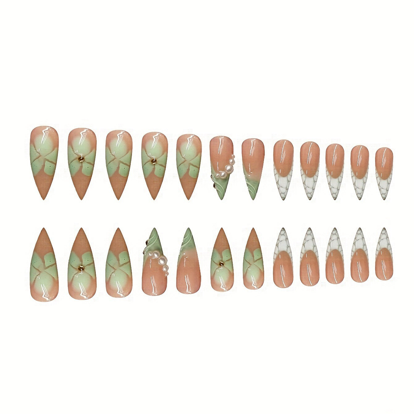 Elegantes Stiletto-Nageldesign Brehn