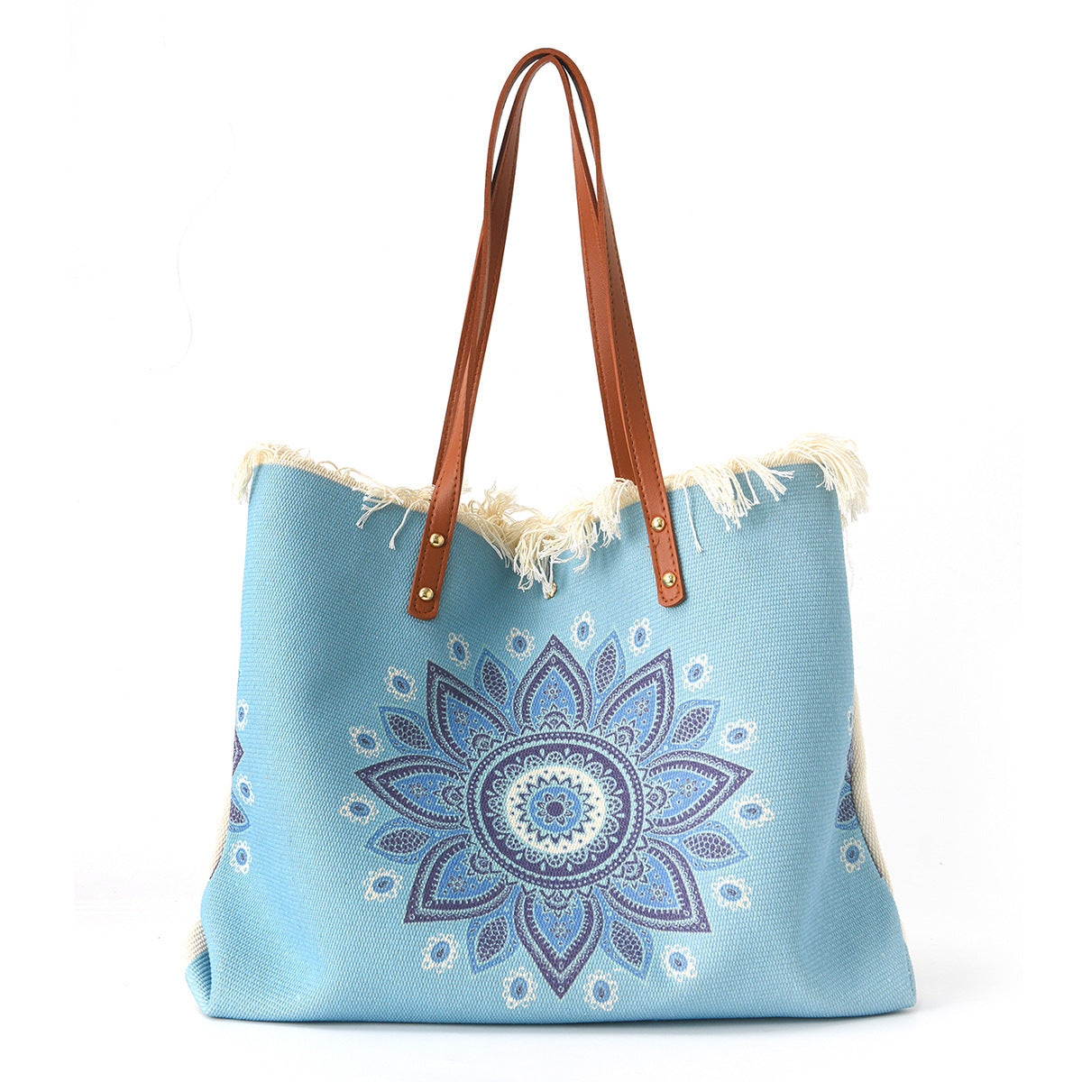 Strandtasche mit Einzigartigem Federdesign Brehn
