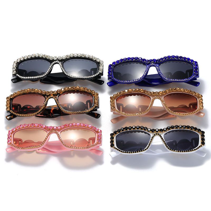 Damen Glamouröse Sonnenbrille mit funkelnden Akzenten Brehn