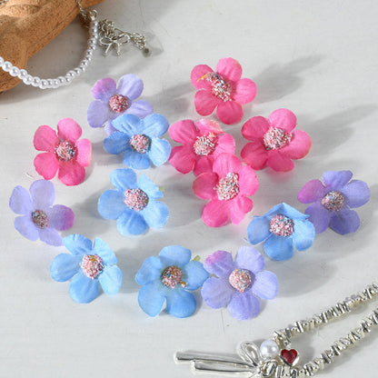Glitzernde Blumen-Haaraccessoires