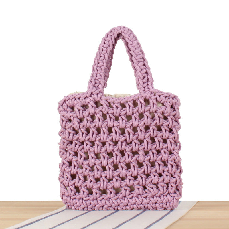 Handtasche Aus Hochwertigem Makramee Brehn