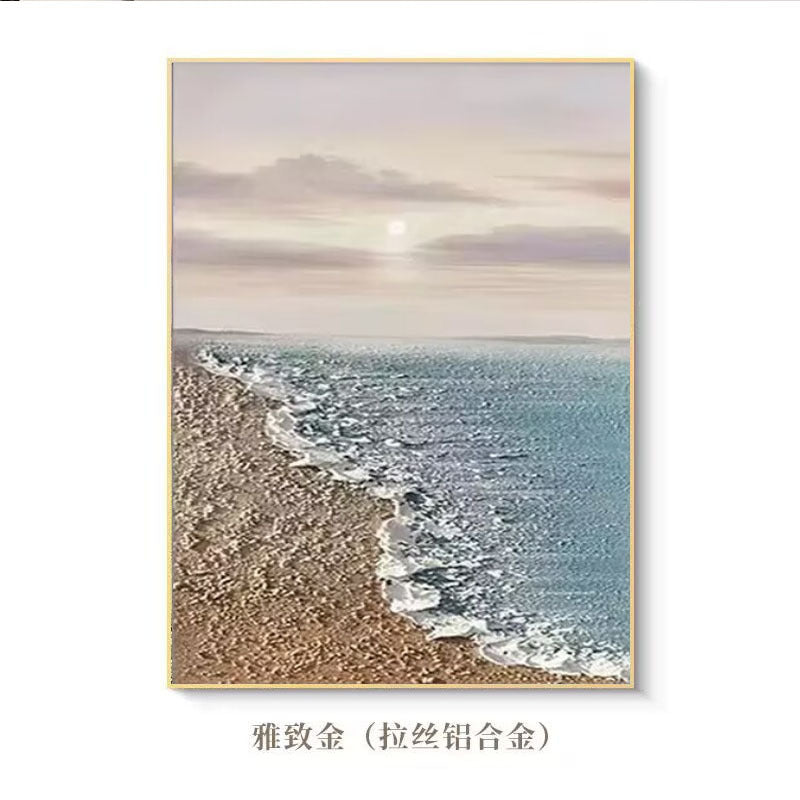 Serene Küstenlandschaft Leinwandkunstwerk