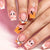 Halloween-Themen Press-On Nagelkunst Brehn