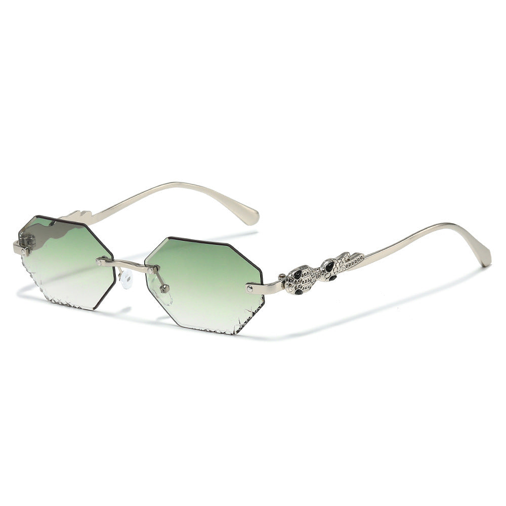 Modebewusste Statement-Hexagon-Sonnenbrille Brehn