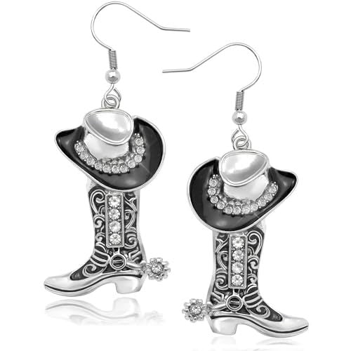 Cowboy Stiefel und Hut Ohrringe Brehn