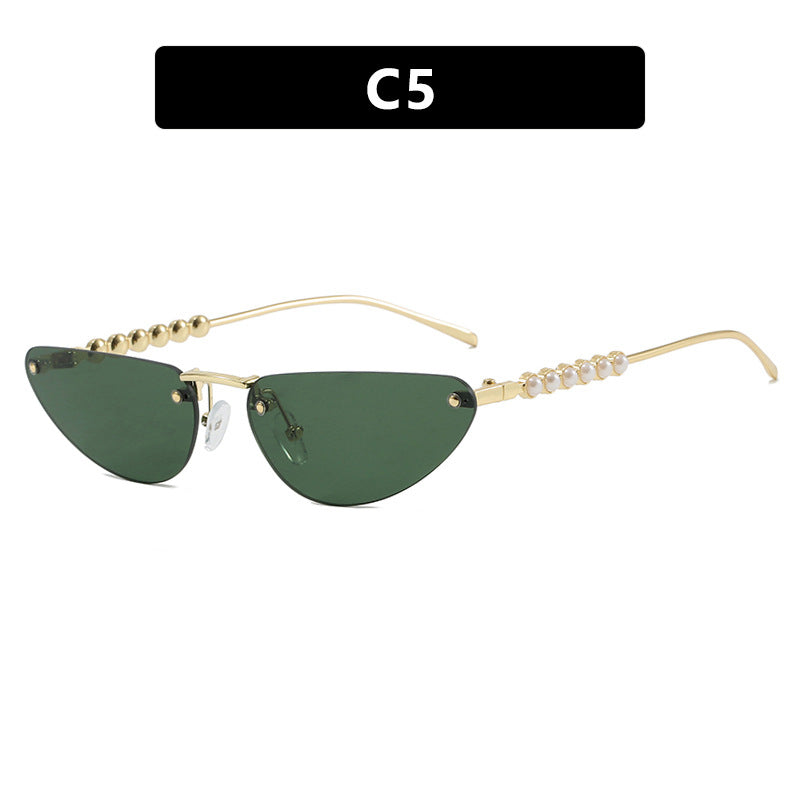 Damen Cat-Eye Sonnenbrille mit luxuriösen Details und schützendem UV-Filter Brehn