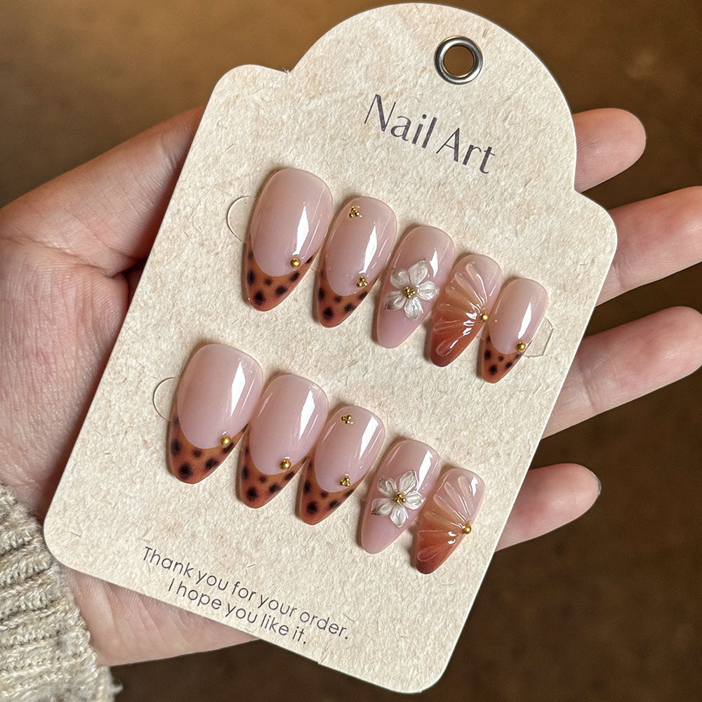 Dekoratives Florales P Press-On Nagelset Brehn 1787294358