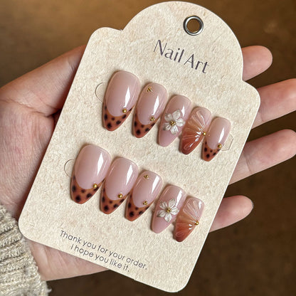 Dekoratives Florales P Press-On Nagelset Brehn 1787294358