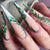 Premium Stiletto Press-On Nägel mit Feiertags-Design Brehn