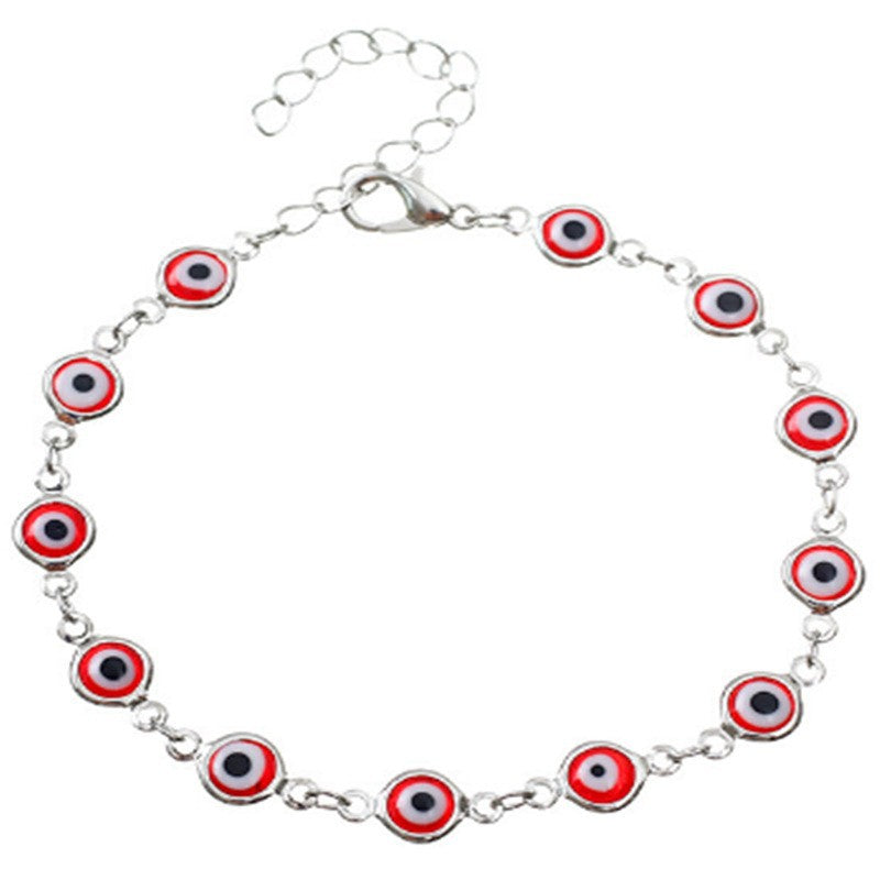 Dekorativer böser Blick Charme Armband Brehn
