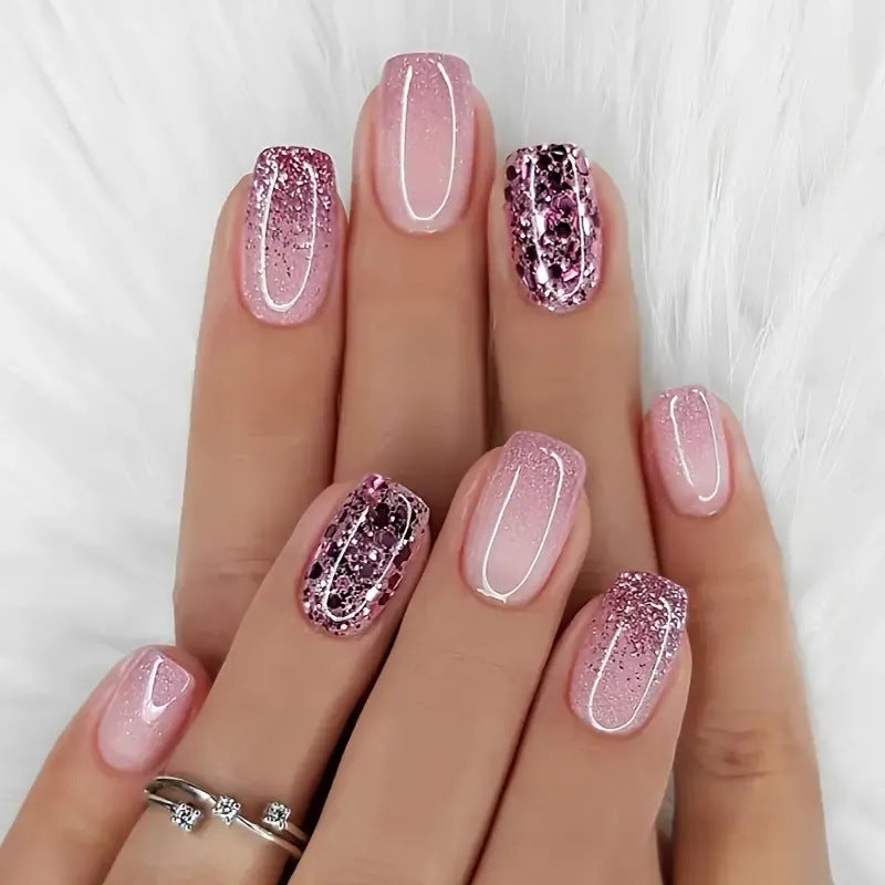 Elegante Ombre-Nagelverlängerungen Brehn