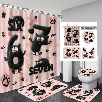 Buntes Dessert-Themen Badezimmer Set Brehn