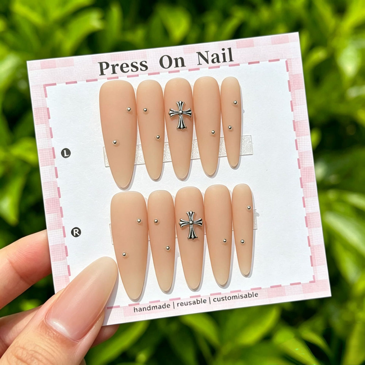 Anpassbare Ombre Press-On Nägel