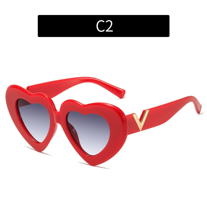 Herzförmige Sonnenbrille  1787664768