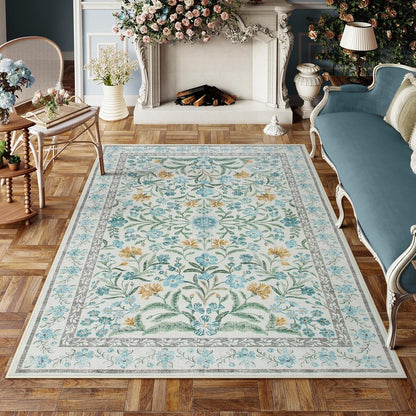 Vintage Floral Teppich
