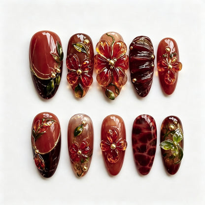 Floral Gel-Nagelkunst-Set Brehn