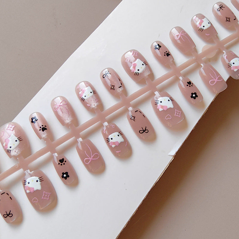 Kawaii Kunstfingernägel Im Verspielten Design Brehn
