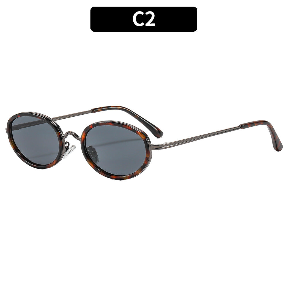 Schicke ovale Rahmen Sonnenbrille 1787664033