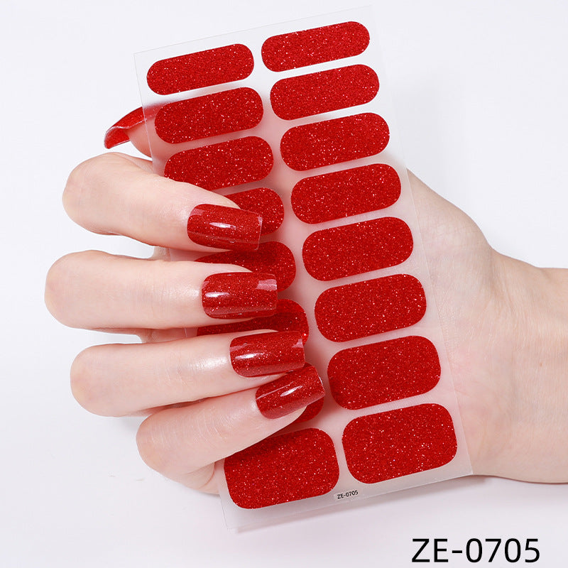 Glitter-Finish-Nagelüberzüge