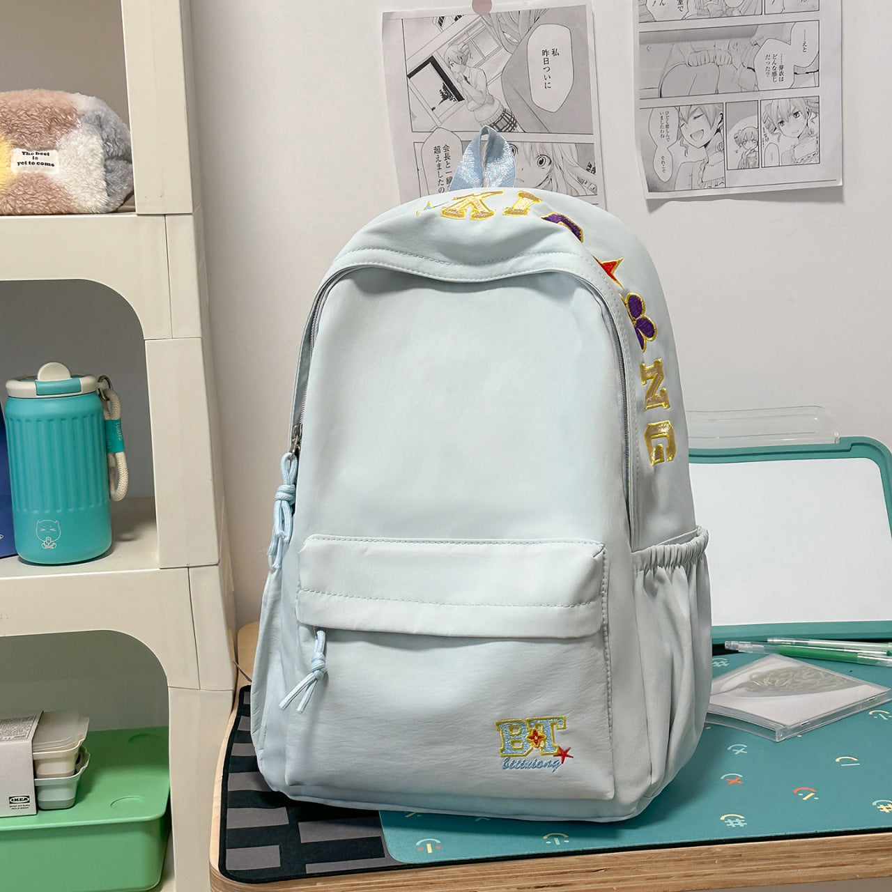 Stylische Bestickte Klassische Rucksack