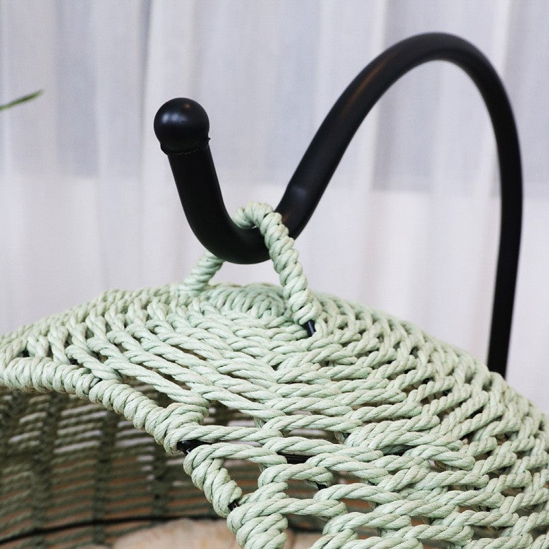 Hängesessel Aus Rattan mit Gemütlichem Polster Brehn