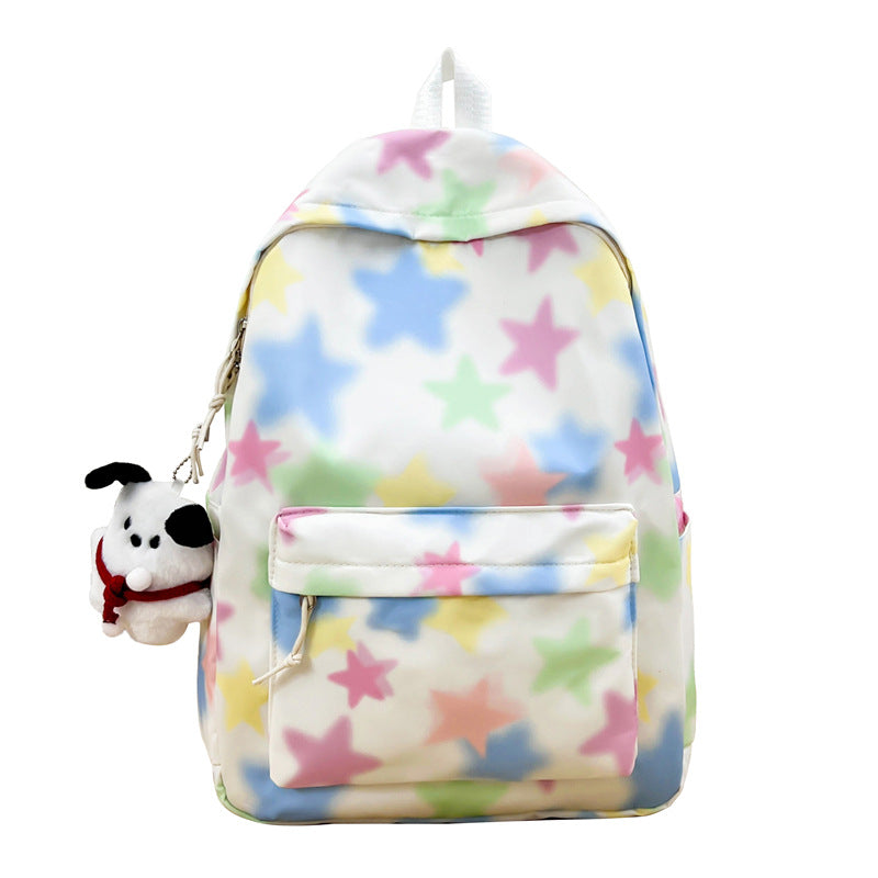 Bunter Sternen-Print Rucksack Brehn