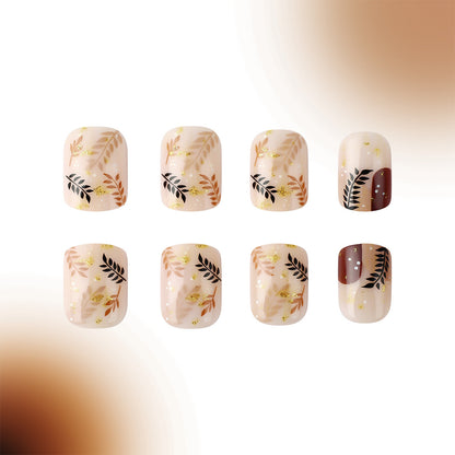 Künstlerisches Press-On Nail Art Set Brehn