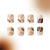 Künstlerisches Press-On Nail Art Set Brehn
