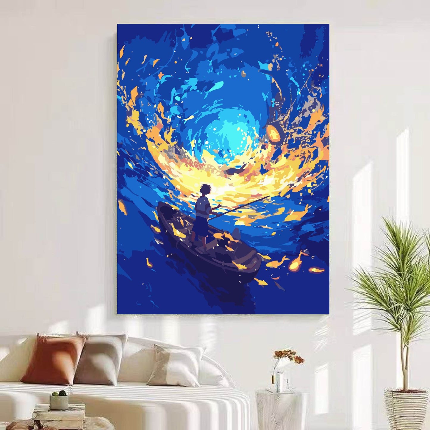 Traumhafte kosmische Landschaft Wandkunst Brehn